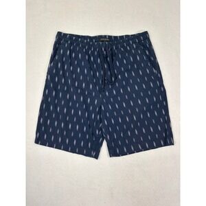 Banana Republic Pull-On Shorts Relaxed Fit L 9 Inch Cotton Blend Coastal Boho